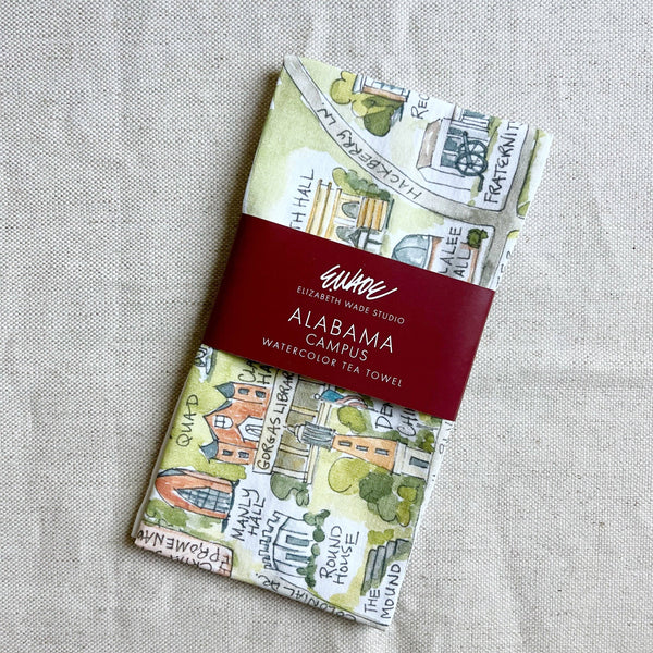 Tea Towel - Alabama Campus Tea Towel