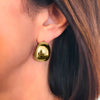 Earrings - Chubby Glam Gold Hoops