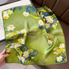 Scarf - Oil Painting Silk Square Scarf