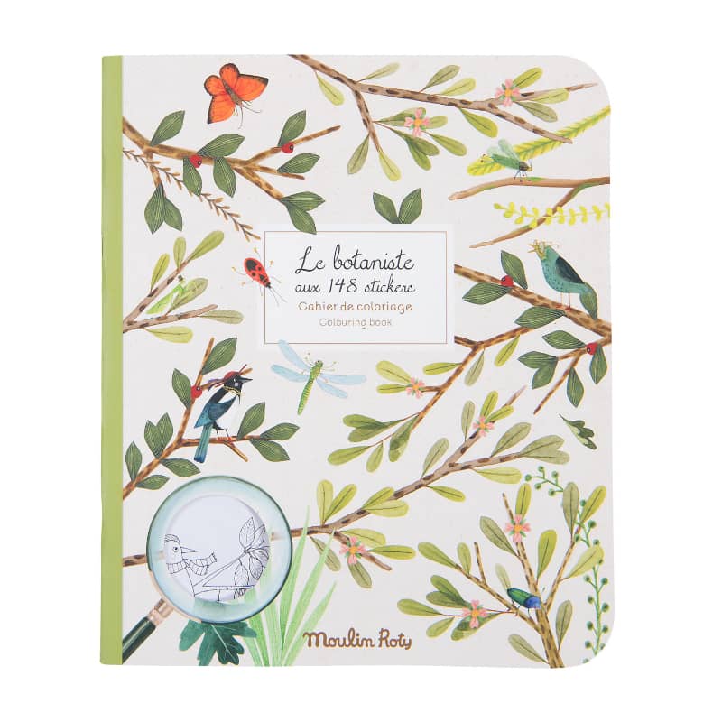Coloring Books & Stickers Botanist Garden Theme