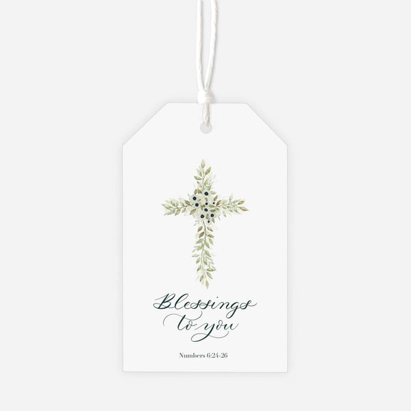 "Blessings to You" Rectangle Gift Tags (Single Tag)