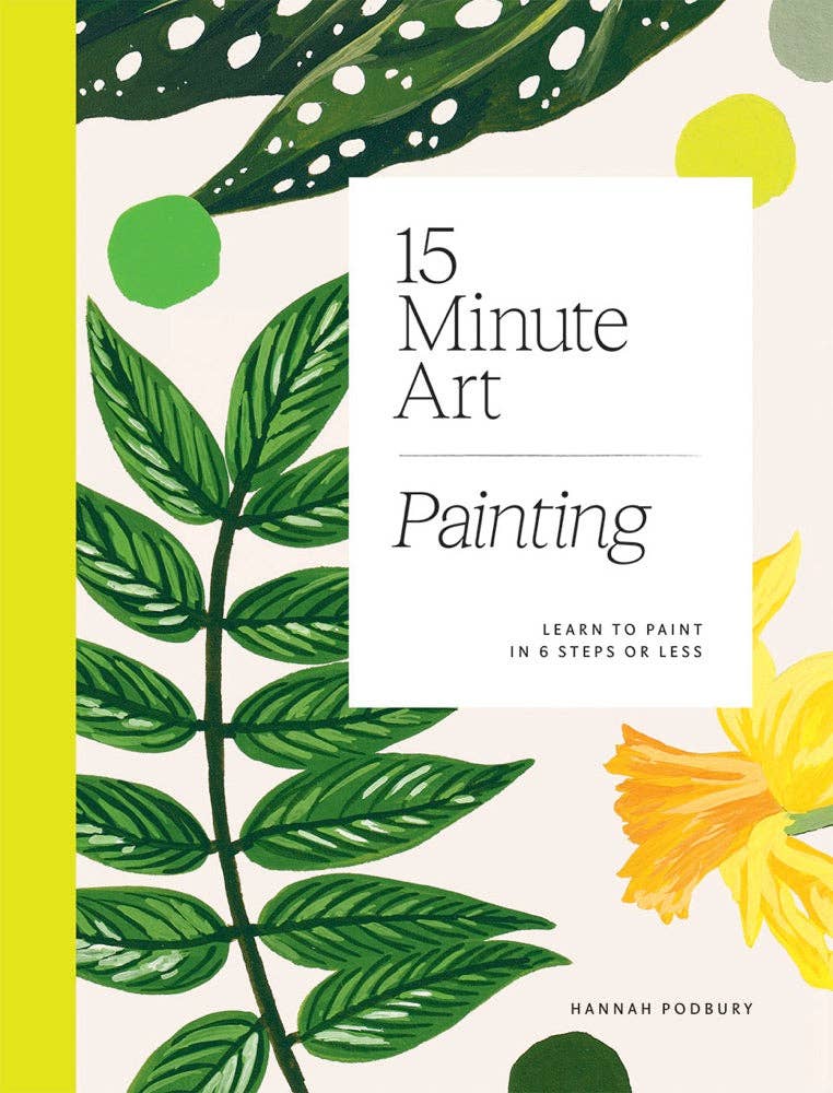 Watercolor Book - Plants & Flowers 15-Minute Art Painting