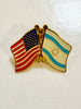 Estate Collection -  Vintage Friendship Flag  Lapel Pin