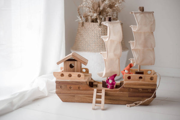 Toys - Wooden Pirate Ship