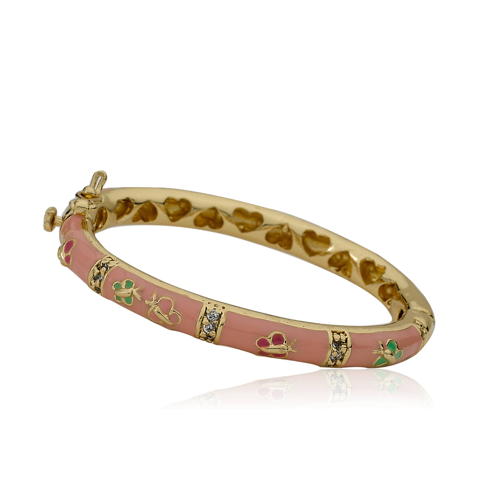 Bracelet - Enamel Butterfly Bangle