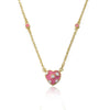 Necklace - Polka Dot Heart Necklace