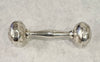 Estate Collection - Vintage Silver Barbell Baby Rattle