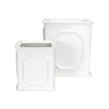 Egno Matte White  Planters - Two Sizes