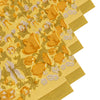 Napkins - Jardin Mustard & Grey - Set of 6