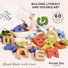 Toys - Wooden Alphabet Set & Bag