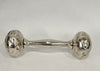 Estate Collection - Vintage Silver Barbell Baby Rattle