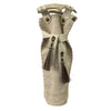 Handmade Leather Wine Bag w/Antler Handles