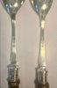 Estate Collection - Vintage Silver Salad and Wood Server Set