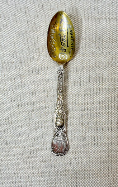 Estate Collection -  Sterling Antique World's Fair Christopher Columbus Souvenir Spoon