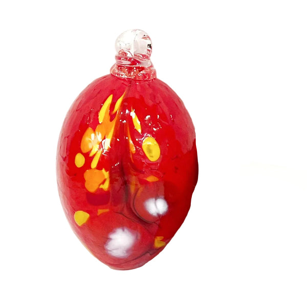 Handblown Glass Easter Eggs - Red