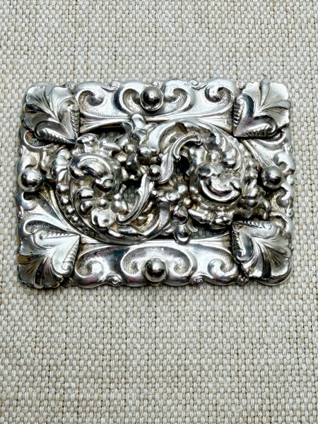 Estate Collection - Brooch - Ornate Silver