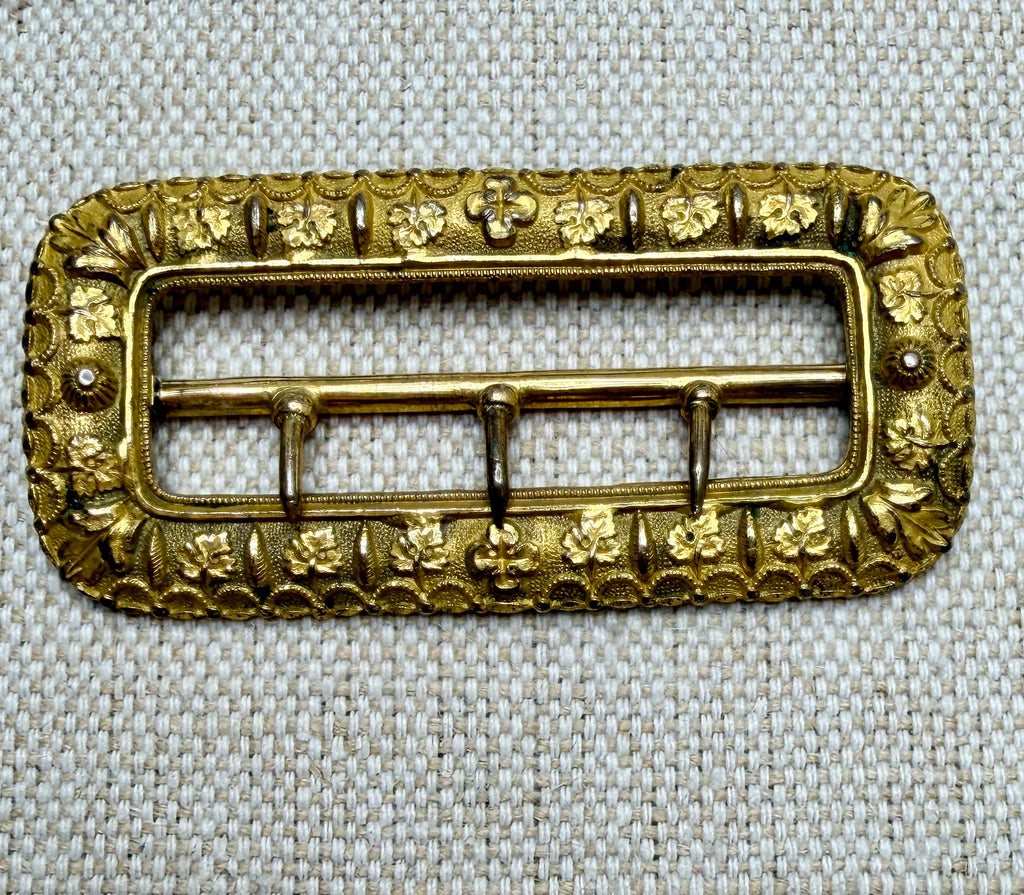 Estate Collection - Buckle - Gold Gilt Belt Buckle