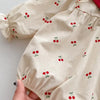 Bloomer - Cherie Fabric Bloomer w/Red Collar
