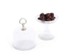 Vagabond - Classic Pewter Ring Glass Covered Cake / Dessert Stand