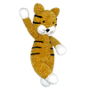 Sully the Tiger Chenille Crochet Doll