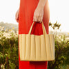 Purse - Adela Recycled Ivory Vegan Leather Tote Bag