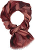 Scarf - Floral Dreams Lightweight Wool Wrap: Sepia rose