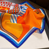 Scarf - Retro Printed Silk Patchwork Square Scarf
