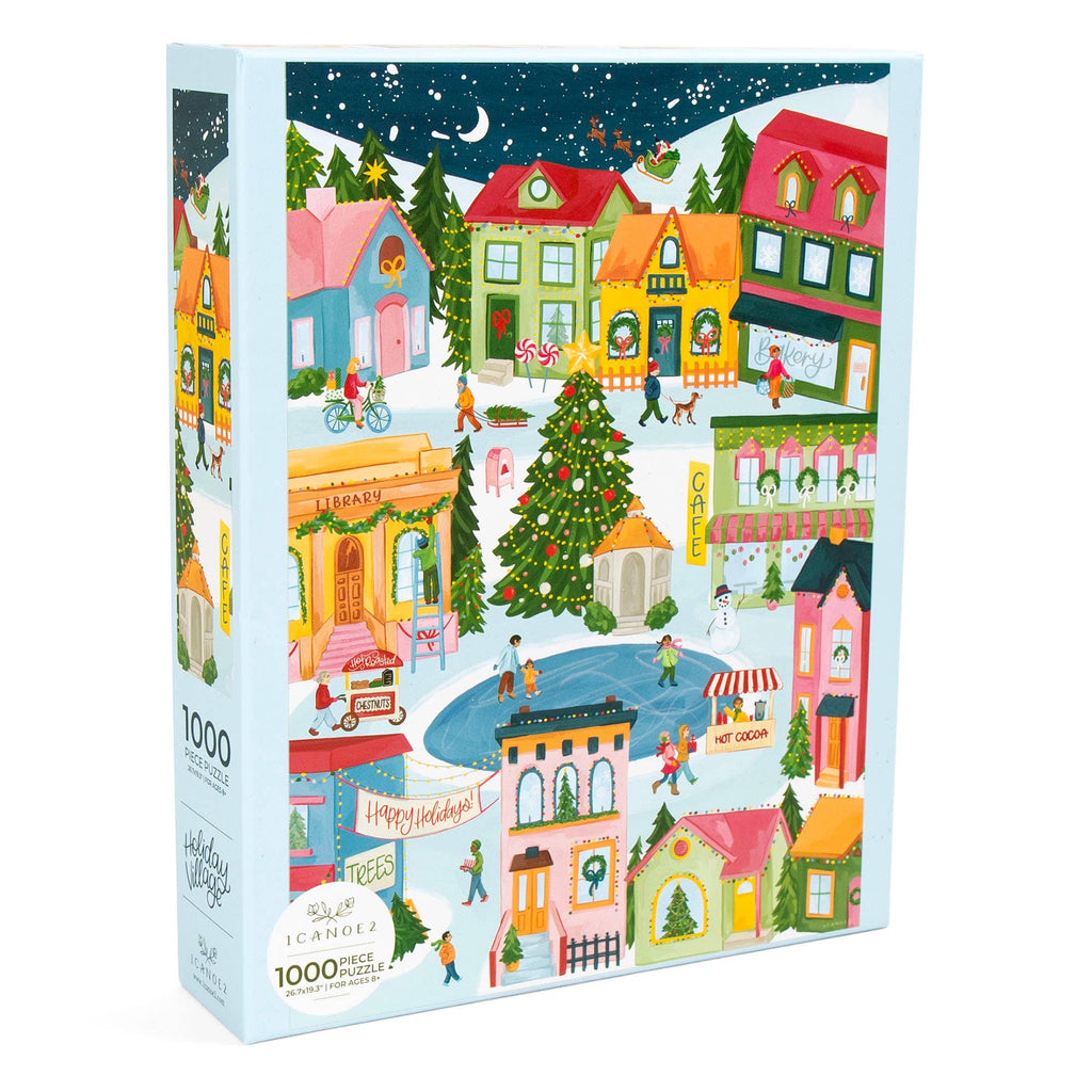 Puzzle - Christmas Village - 1000 Piece Holiday Jigsaw Puzzle