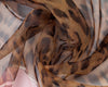 Scarf - Leopard Light Pink Chiffon