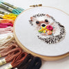 Embroidery Kit - Hedgehog Floss Card