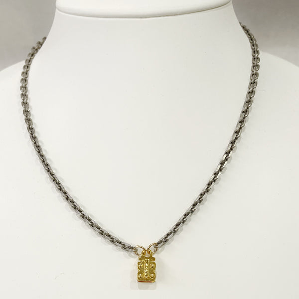 Vignette Necklace - Marie Gunmetal/Gold