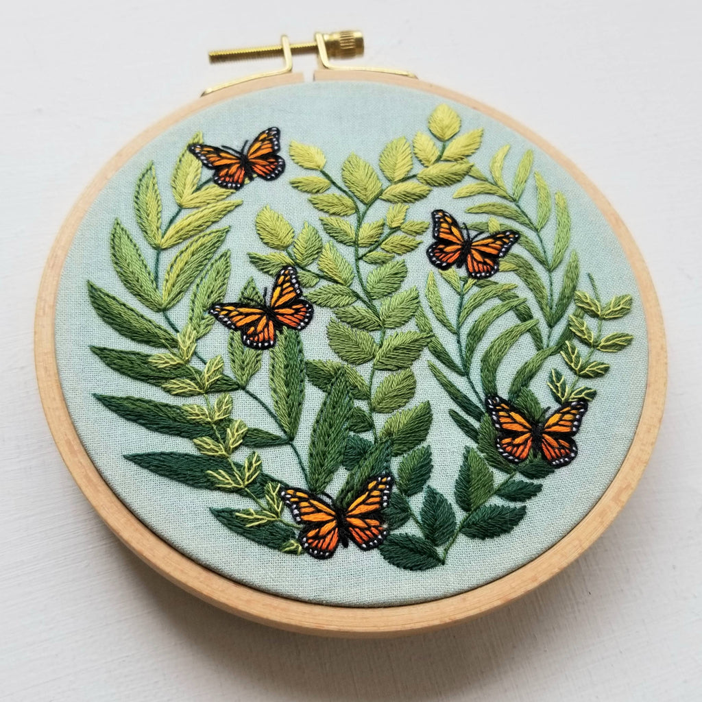 Embroidery Kit - "Love Grows" Butterfly