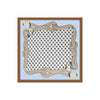 Scarf - Chain Print Satin Square Scarf
