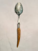 Estate Collection - Antique Silver and Horn Jam Spoon