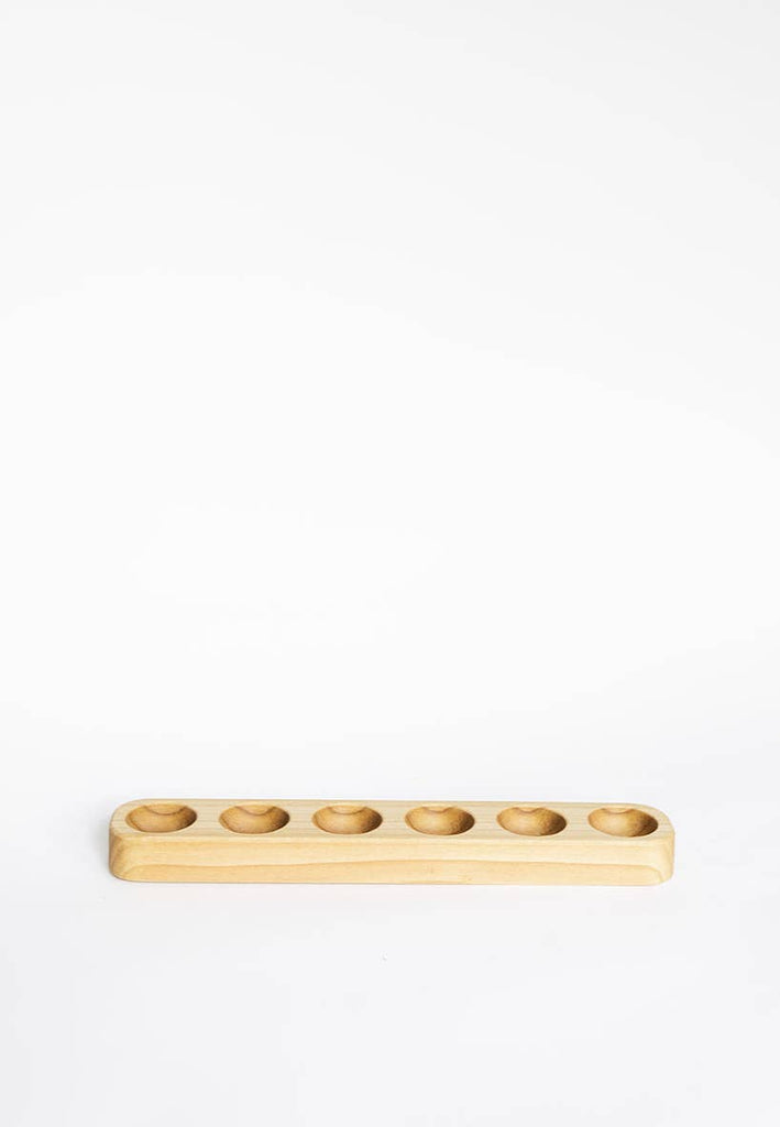 The Wooden Egg Holder: Half Dozen