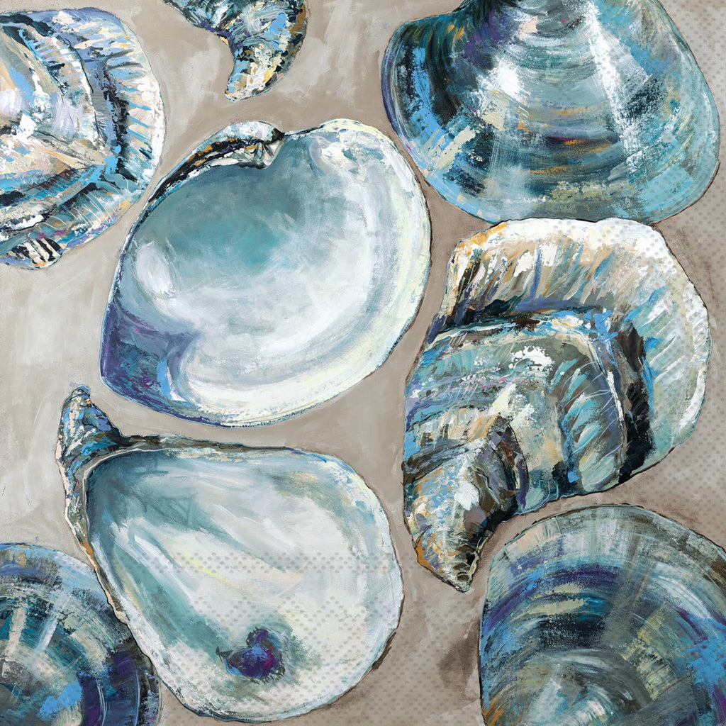 Beverage Napkins - Party Blue Shells