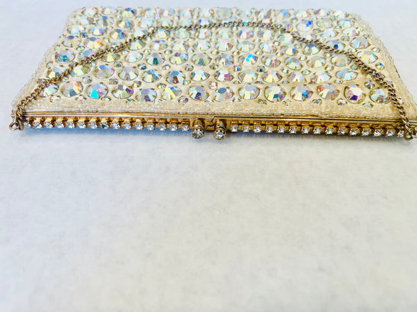 Estate Collection - Purse Vintage Rhinestone Studded Evening Bag