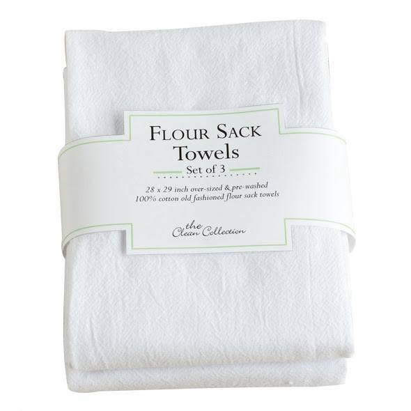 Towels - Kitchen White Flour Sack Towels