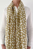 Scarf -  Linen Scarf: Loopy Blue & Blue