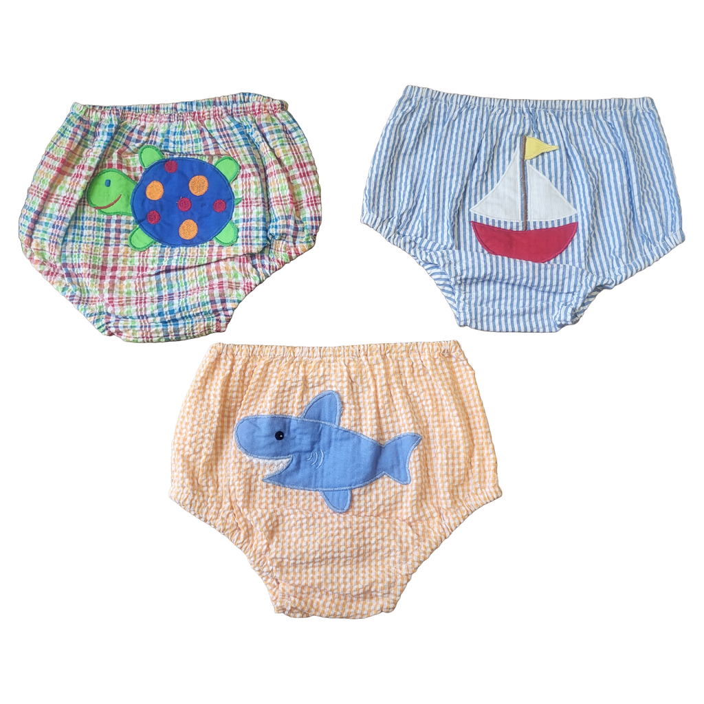 3 Piece Diaper Cover Set - 6-12M