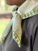 Bandana - Inky Doodle in Chutney Green
