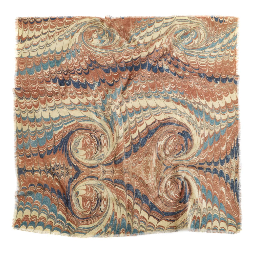Scarf - Papier Marble Large Bandana