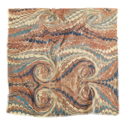 Scarf - Papier Marble Large Bandana