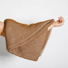 Throw - Ribbed Organic Cotton Throw Blanket Copper