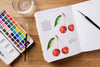 Watercolor Book - Fruits to Fish 15-minute Art Watercolour