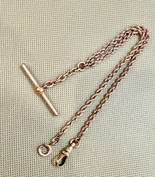 Estate Collection - Watch Chain w/Gold Bar