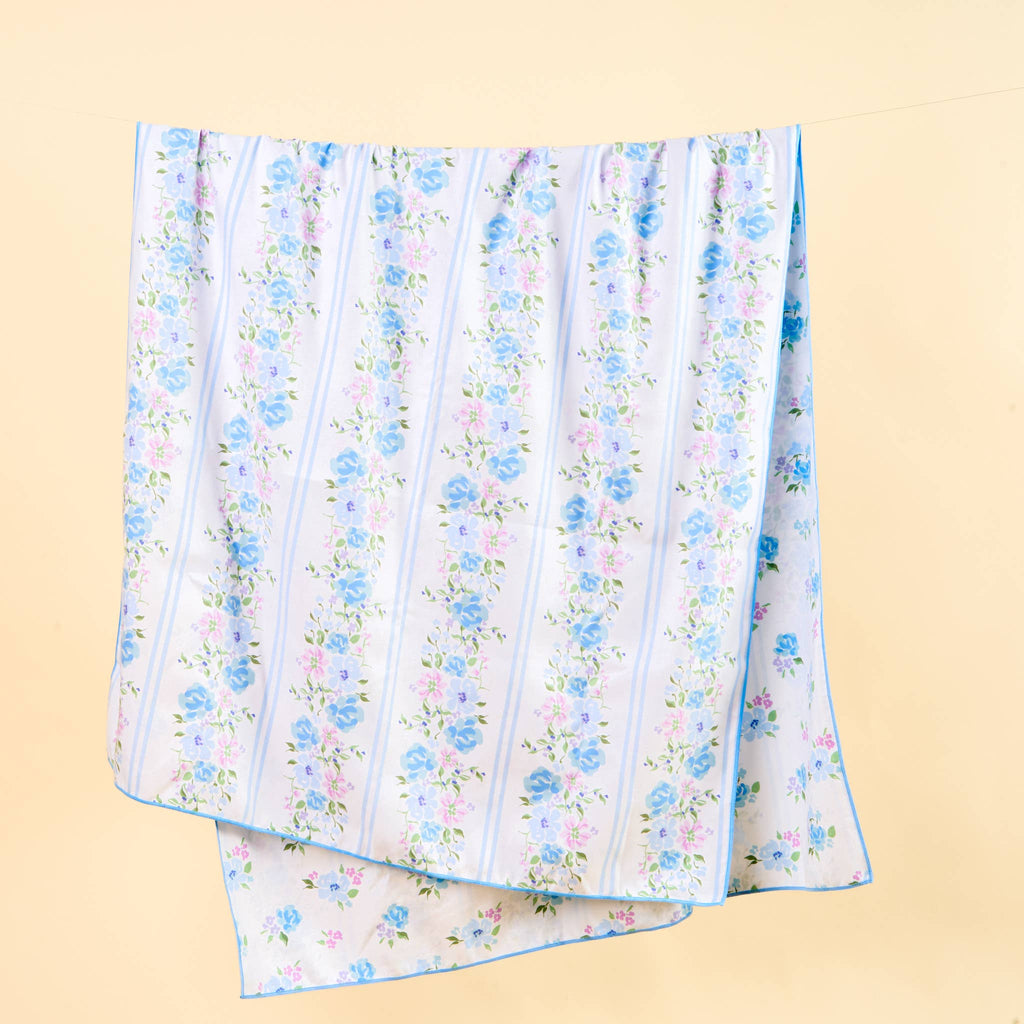 Towel - XL Quick-Dry Beach Towel-Petal Parade Blue