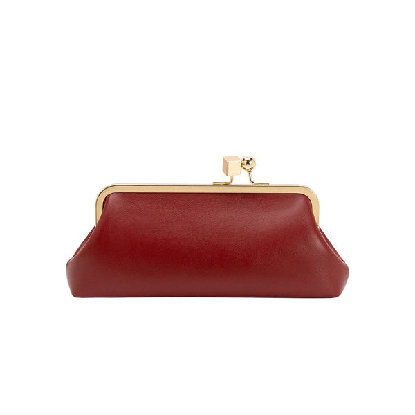 Purse - Chrissy Vegan Red Leather Crossbody Bag
