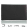 Clutch - Leather Envelope Clutch in Black