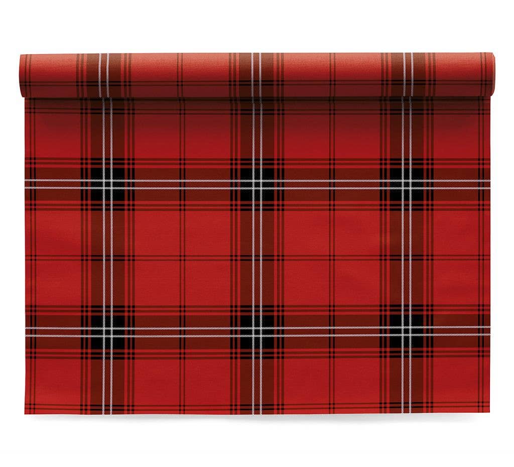 Placemats - In Tartan Christmas Plaid Cotton 6 Units